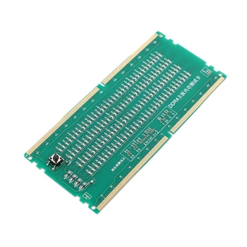 4X Тестовая карта DDR4, слот для оперативной памяти, светодиодный Анализатор для ремонта материнской платы на рабочем столе, Тестер