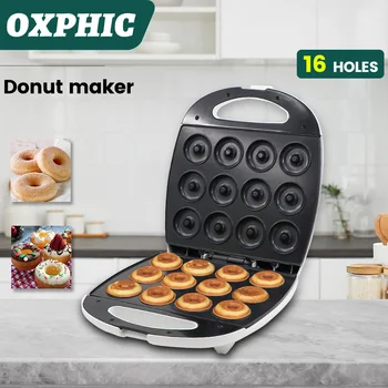 OXPHIC 1300 Вт Машина Для Приготовления Пончиков Электрическая Машина Для Приготовления Пончиков с Антипригарной Поверхностью DIY Чайник Для Завтрака Кухонная Посуда