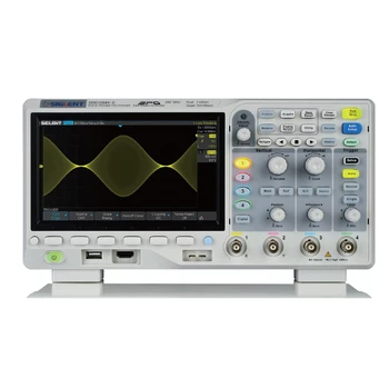 SDS1204X-E, фосфорный осциллограф с сиглентой 200 МГц