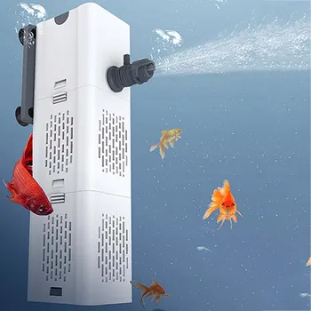 Кислородно-воздушный фильтр для аквариума Аквариумный Фильтрующий насос Насос для аквариума 110 В 220 В водяной насос аквариум DIY коробка Губка бактерии шаровое кольцо