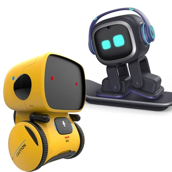Робот-эмо, Умные Роботы, Датчик Голосовых команд для Танцев, Поющий, Танцующий, Повторяющийся Робот, Игрушка для Детей, Мальчиков и Девочек, Говорящие Роботы